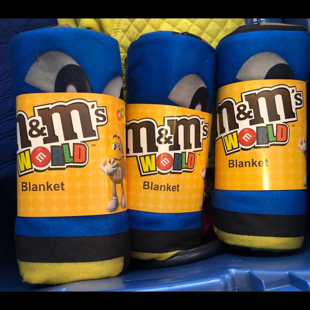 ALL SOLD!! - M&Ms Fleece Blanket from the M&M store ALL SOLD